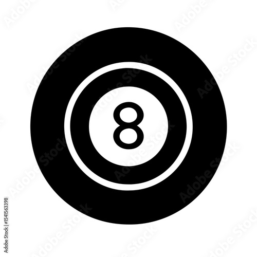 8 ball billiards icon 