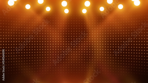 Spotlights of bright light with isolated place for stage and presentations. Vector glowing spotlight light effect. Abstract spot light rays background. Spotlights of bright light.