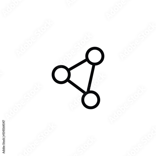 Interconnected Nodes Network Icon