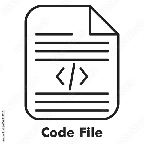 Code File Outline Icon
