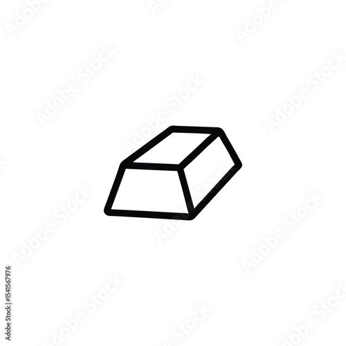 Metal Ingot Bar Shape Icon