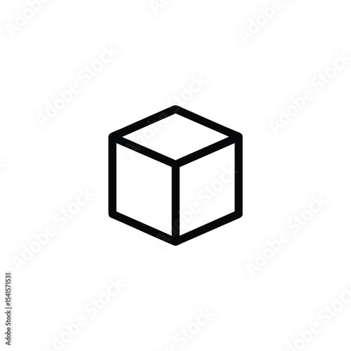 Solid Block Strength Stability Icon