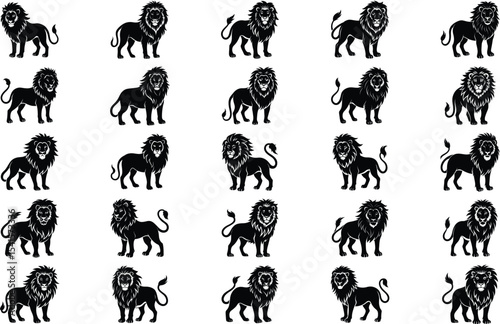 lion vector sihouette