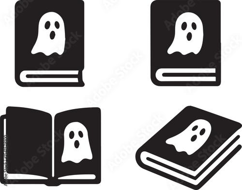 Spirit Book – Haunted Magical Tome Vector Illustration