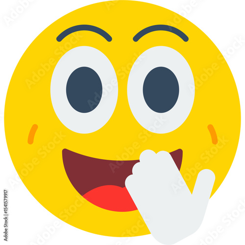 Giggle Vector Icon Design