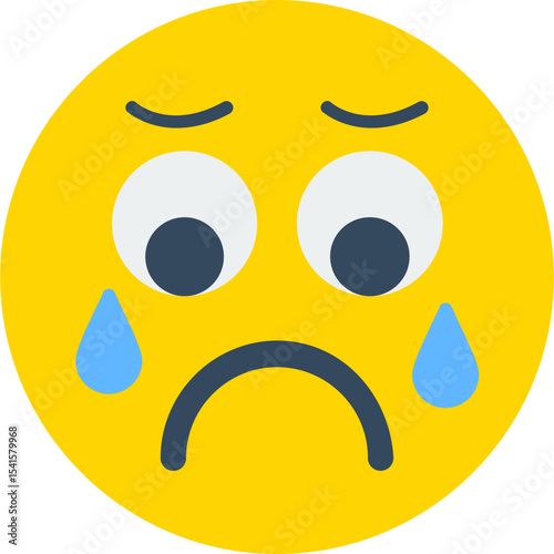 Sad Vector Icon Design