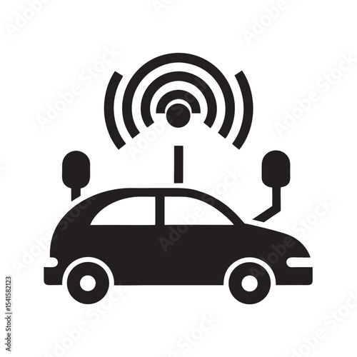 Self Driving Sensor Array Illustration