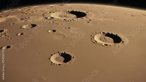 Moon surface with craters