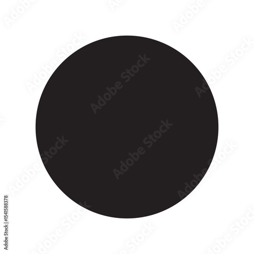 Blank circle icon vector sign and symbol isolated on white background, Blank circle logo concept 
