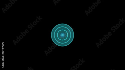 Colorful Ring Circle Burst animation featuring explosions and geometric ring. Black screen background. fireworks, circle, burst, blast, effect, dust, fire, twinkle, birthday, glow, motion, star.