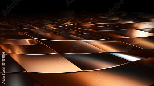 Glowing abstract 3D background with colorful flowing lines and futuristic patterns