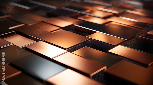 Gold textured 3D square chocolate bar in foil on a black backgroundGold textured 3D square chocolate bar in foil on a black background