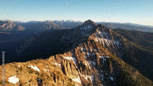 Mountain range panorama