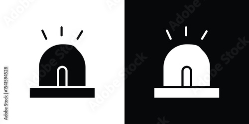 Ambulance siren icon Vector scalable graphics