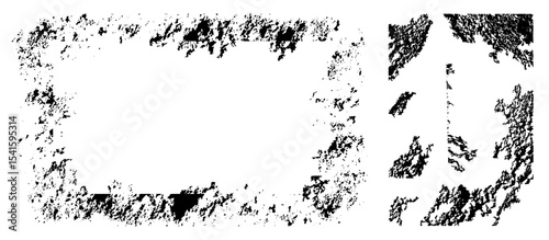 Sacred Concrete Grunge Texture Overlay Frames