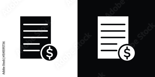 Bank statement icon Vector scalable graphics
