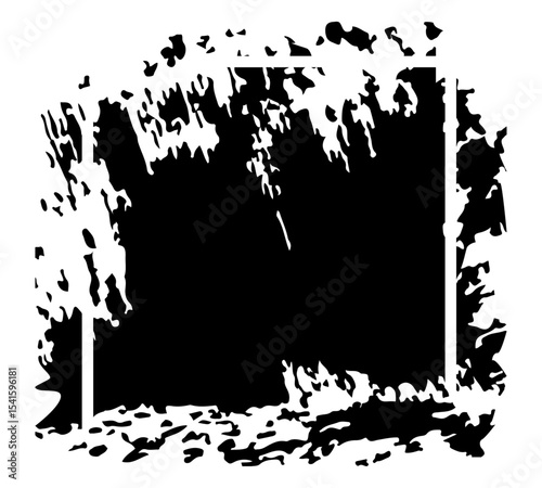 Distressed Grunge Texture of Wrinkled with Abstract Frames