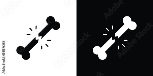 Bone break icon Vector scalable graphics