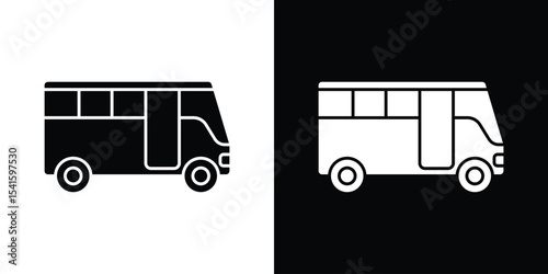Bus coach icon Vector scalable graphics
