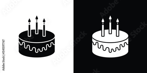 Cake icon Vector scalable graphics