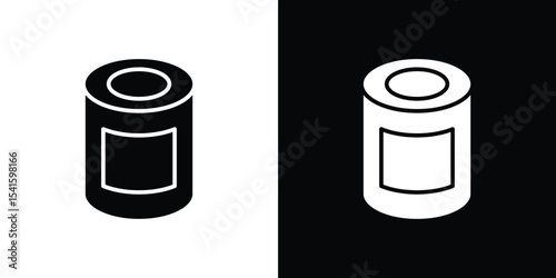 Can food icon Vector scalable graphics