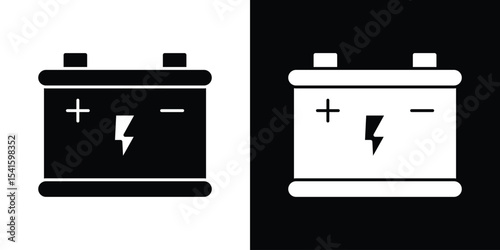 Car battery icon Vector scalable graphics