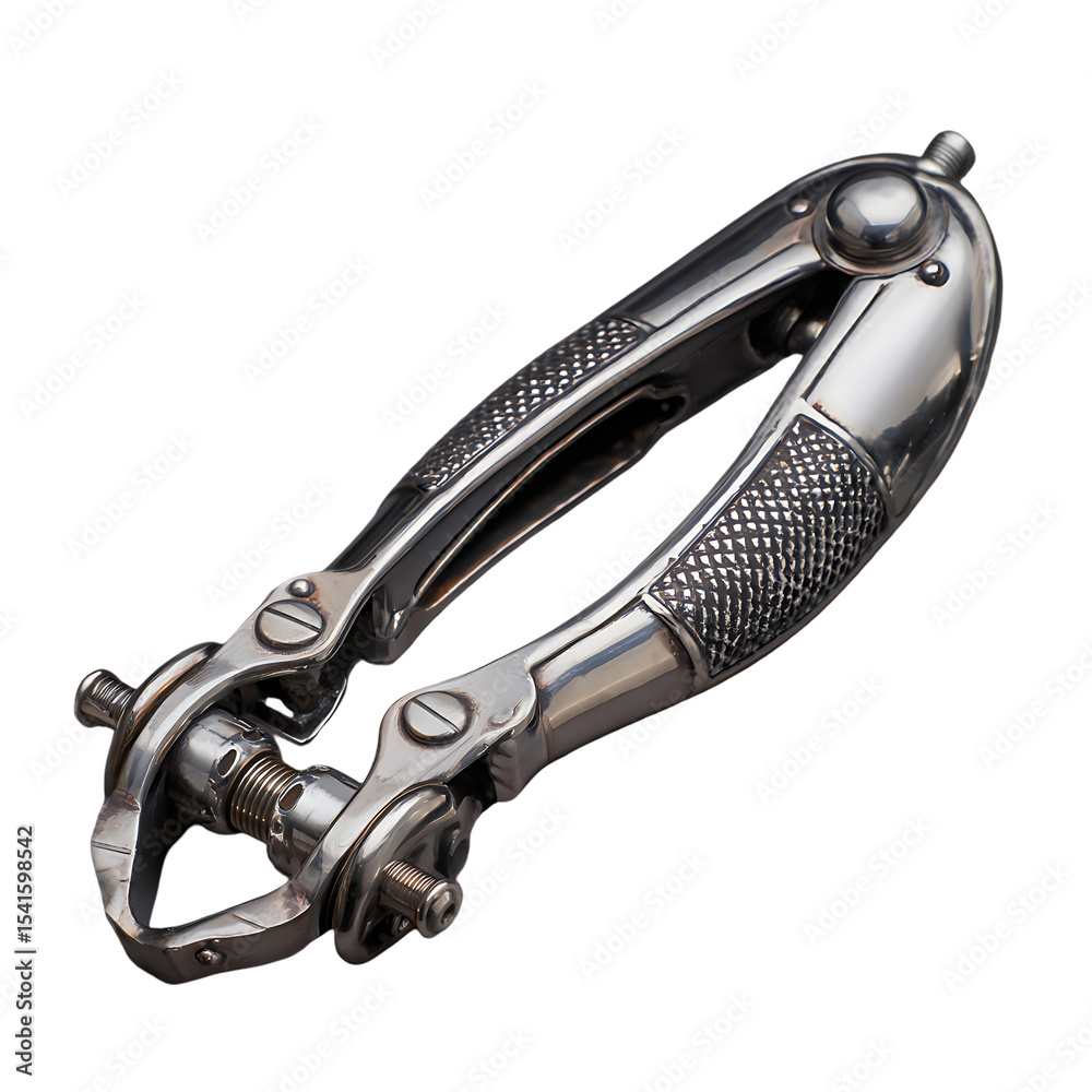 Obraz premium Close-up of a vintage, ornate metal instrument.