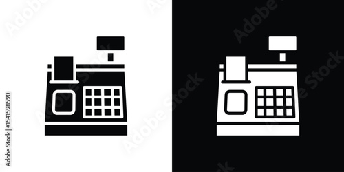 Cash register icon Vector scalable graphics