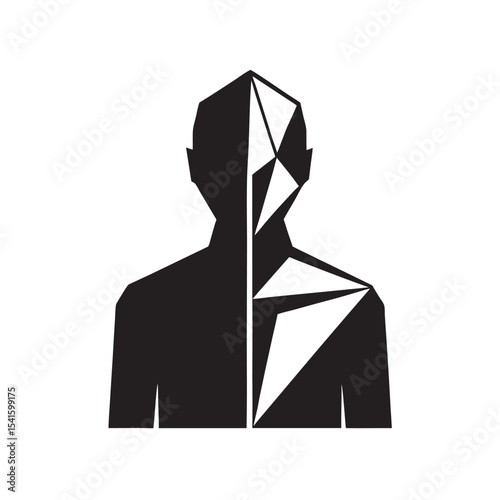 Human Avatar Virtual Silhouette Artwork