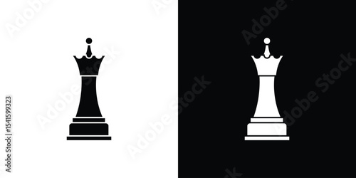 Chess queen icon Vector scalable graphics