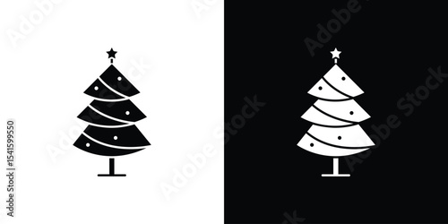 Christmas tree icon Vector scalable graphics