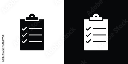 Clipboard check icon Vector scalable graphics