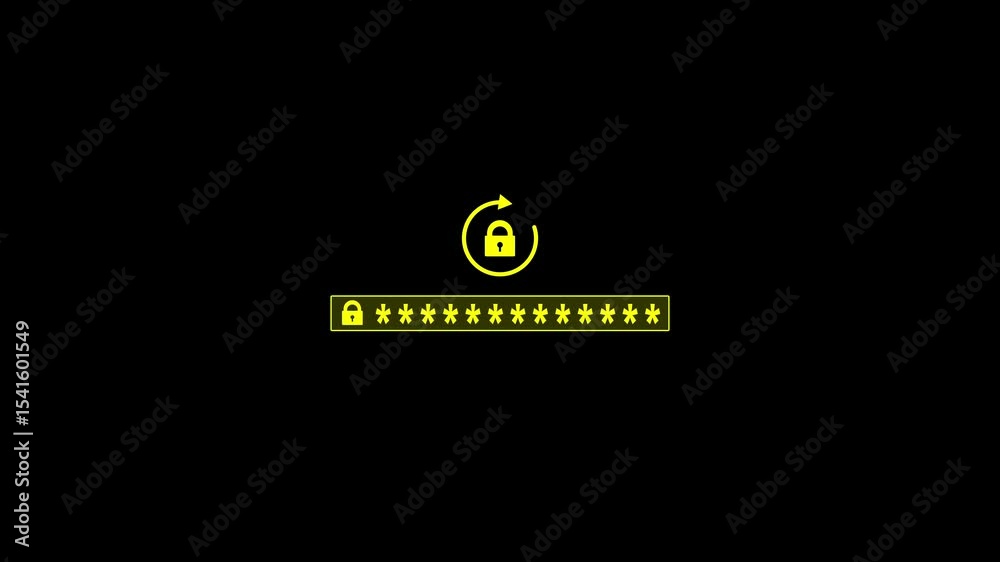 Modern cybersecurity concept, businessman entering password on smartphone, emphasizing encrypted data, internet privacy, secure login and digital protection on black background.