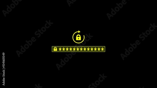 Modern cybersecurity concept, businessman entering password on smartphone, emphasizing encrypted data, internet privacy, secure login and digital protection on black background.