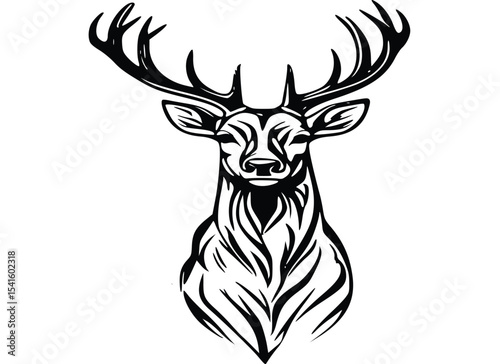 deer head vector