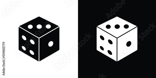 Dice icon Vector scalable graphics