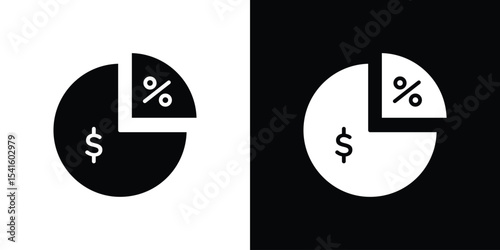 Dividend icon Vector scalable graphics