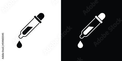 Dropper pipette icon Vector scalable graphics