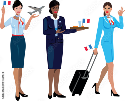 french airlines flight attendants [Восстановлен]