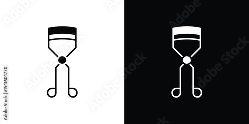 Eyelash curler icon Vector scalable graphics