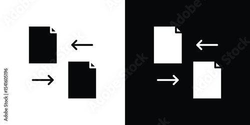 File transfer icon Vector scalable graphics