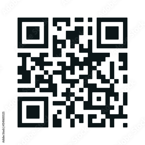 QR code icon design vector illustration isolated on a white background