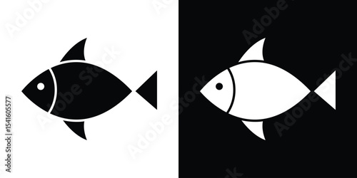 Fish icon Vector scalable graphics