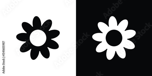 Flower icon Vector scalable graphics