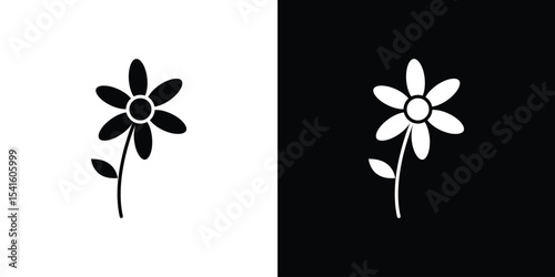 Flower icon Vector scalable graphics