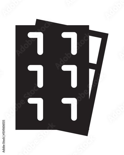Chocolate icon. Vector chocolate icon. Chocolate symbol. Opened chocolate icon