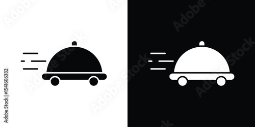 Food delivery icon Vector scalable graphics