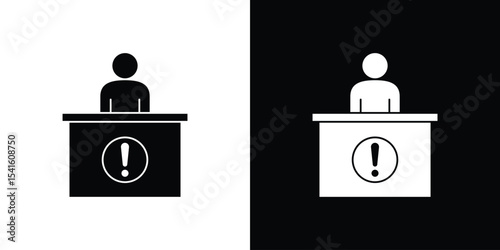 Help desk information icon Vector scalable graphics