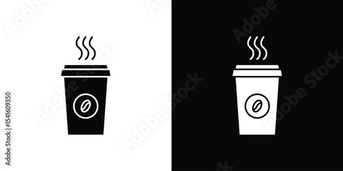 Hot coffee cup icon Vector scalable graphics