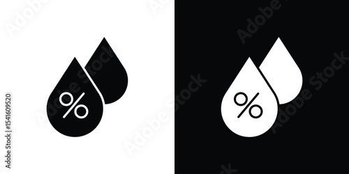Humidity icon Vector scalable graphics